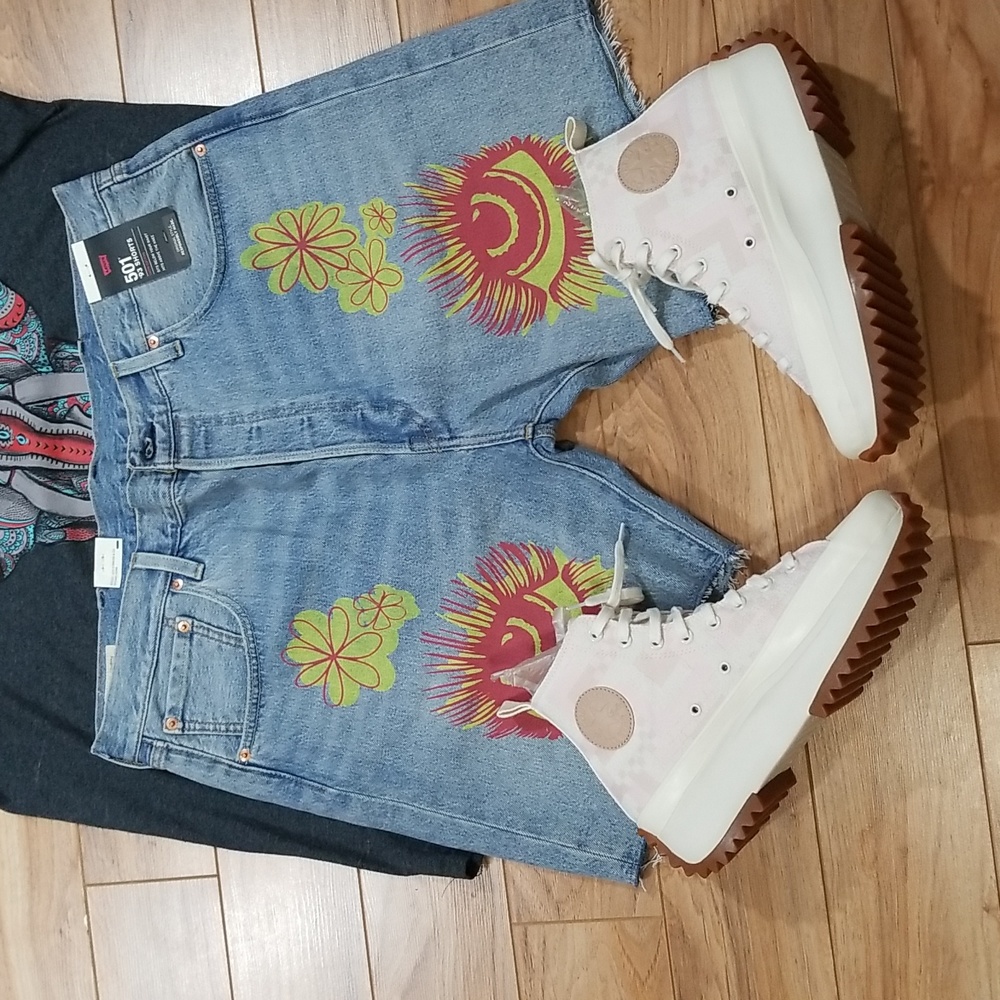 Levi's Crazy Leg 93 Shorts - Picture 3 of 8